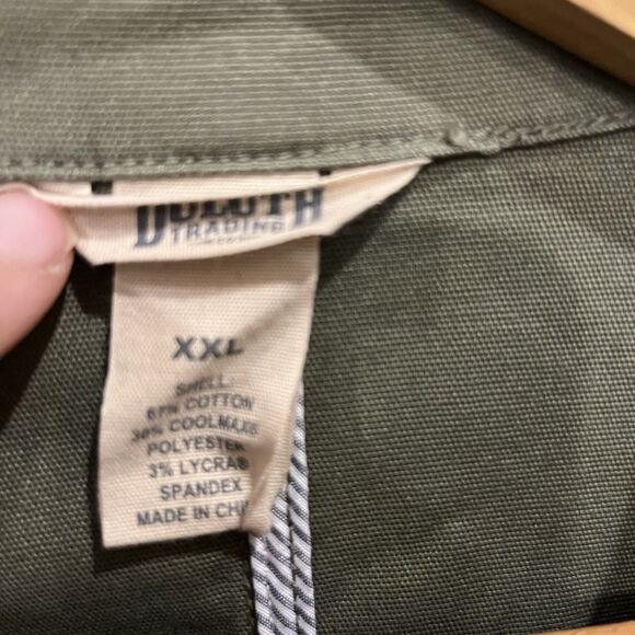 Duluth Trading Co DuluthFlex Fire Hose Coolmax Vest Green XXL - Picture 2 of 6